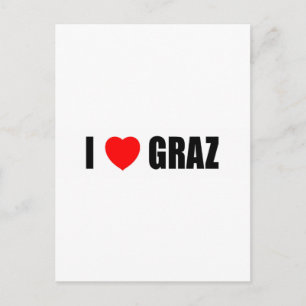 I Love Graz Postcard