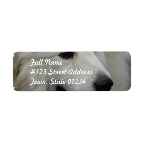 I Love Great Pyrenees Mailing Labels