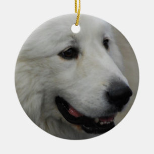 I Love Great Pyrenees Ornament
