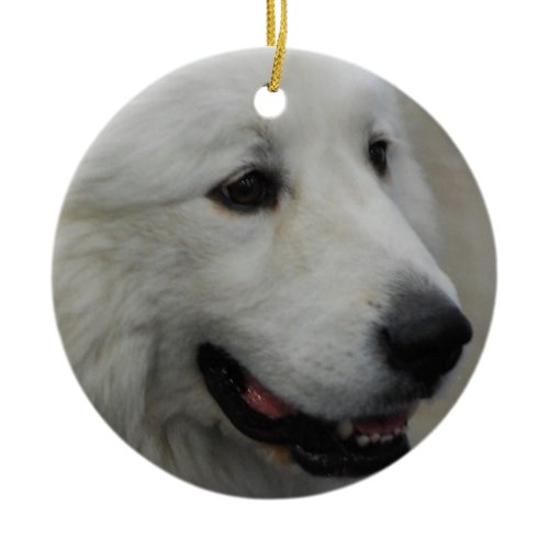 I Love Great Pyrenees Ornament
