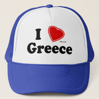 I Love Greece Trucker Hat
