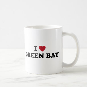 I Love Green Bay Wisconsin Coffee Mug