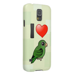 I Love Barred Parakeets Case-Mate Barely There Samsung Galaxy S5 Case