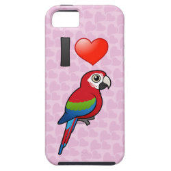 I Love Green-winged Macaws Case-Mate Vibe iPhone 5 Case