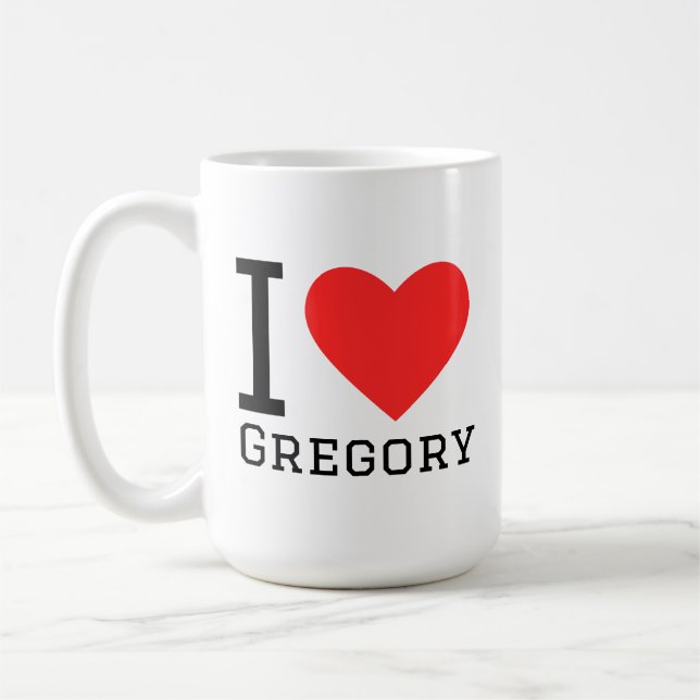 I love gregory coffee mug (Left)