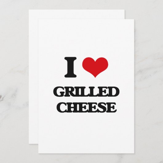 I Love Grilled Cheese (Front/Back)
