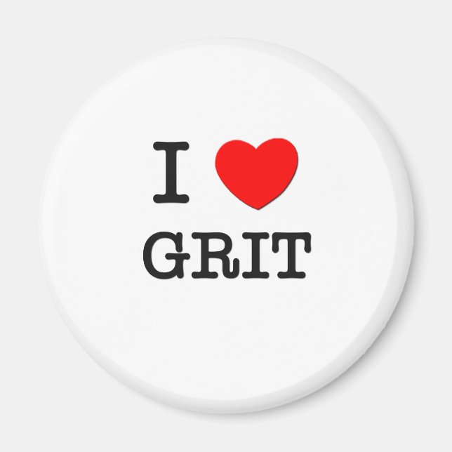 I Love Grit Magnet (Front)