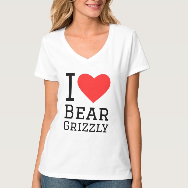 I love grizzly bear T-Shirt (Front)