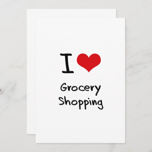 I Love Grocery Shopping (Front/Back)