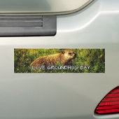 I love Groundhog Day bumper sticker (On Car)