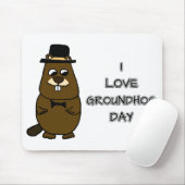 I love Groundhog Day Mouse Pad (With Mouse)