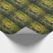 I love Groundhog Day wrapping paper (Corner)