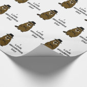 I love Groundhog Day Wrapping Paper (Corner)
