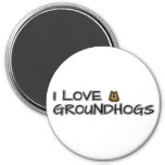 I love groundhogs magnet