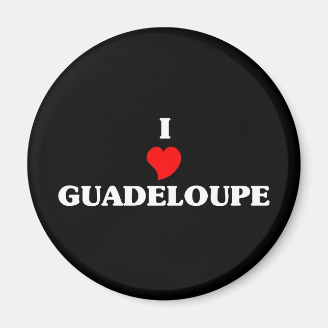 I Love Guadeloupe Magnet (Front)