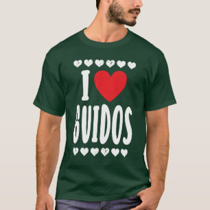 I Love Guidos Italian Urban Macho Party funny T-Shirt