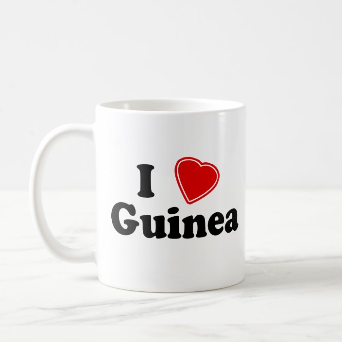 I Love Guinea Coffee Mug