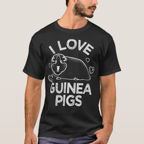 I Love Guinea Pigs Stuffed Animal  Party Animal T_Shirt