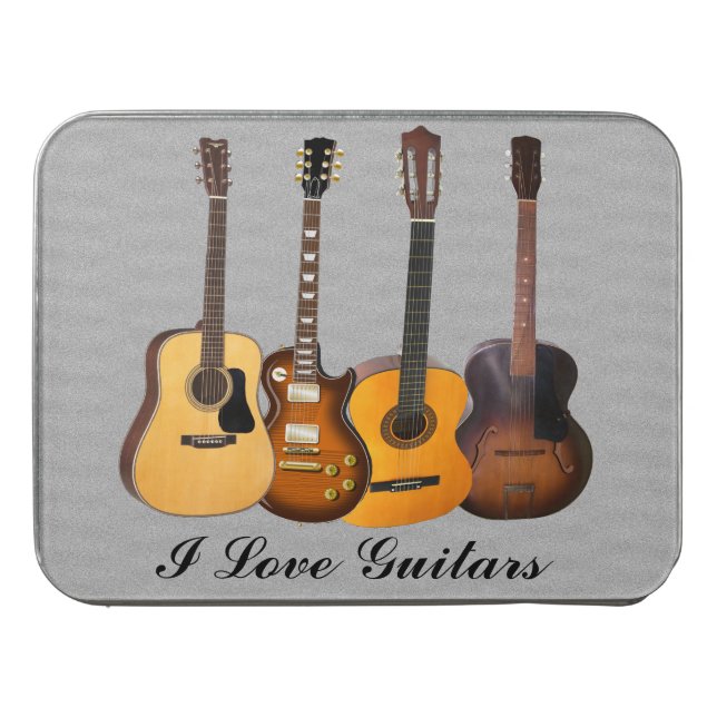I LOVE GUITARS JIGSAW PUZZLE (Case Horizontal)