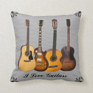 Classical Guitar Pillows Decorative Throw Pillows Zazzle
