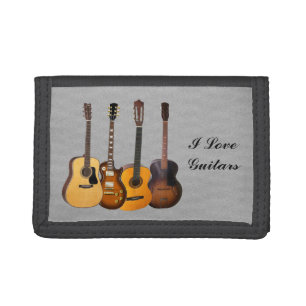 I LOVE GUITARS TRI-FOLD WALLET