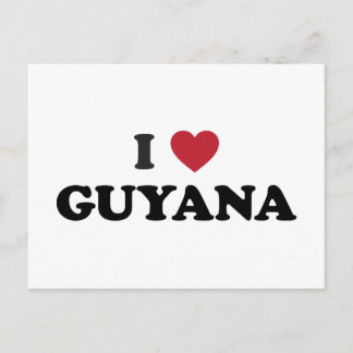 I Love Guyana Postcard