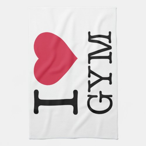 I LOVE GYM KITCHEN TOWEL