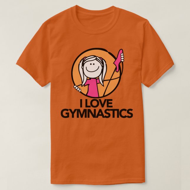 I Love Gym  T-Shirt (Design Front)