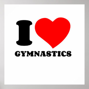 I LOVE GYMNASTIC POSTER
