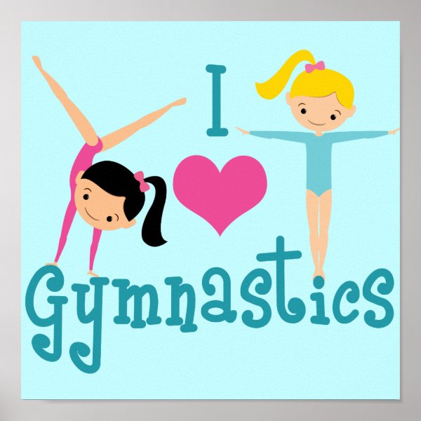 Love Gymnastics Gifts on Zazzle