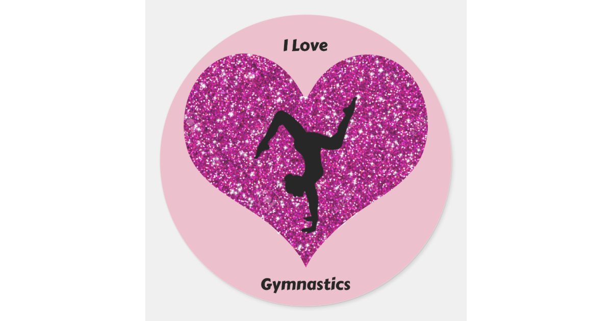 Gymnast, Gymnastics - Gymnastics girl and heart Socks by