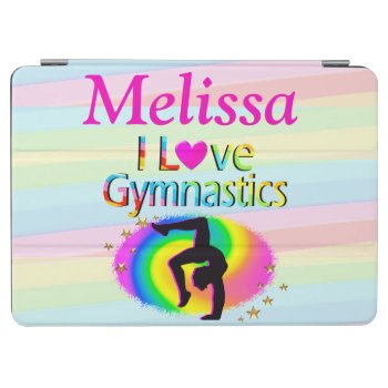 I Love Gymnastics Ipad Cover by MySportsStar at Zazzle