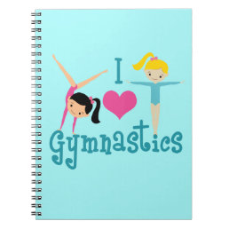 I Love Gymnastics Notebook