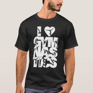 I Love Gymnastics Perfect Score 10 Love Gymnasti T-Shirt