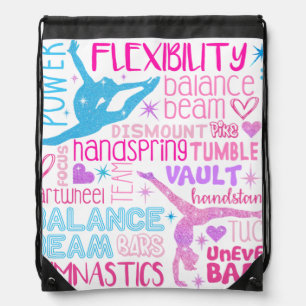 I love gymnastics tote bag