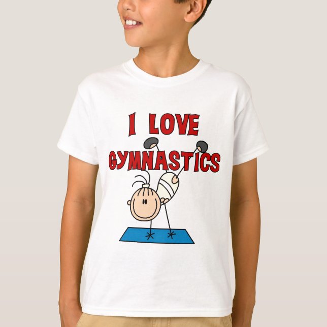 I Love Gymnastics Tshirts and Gifts (Front)