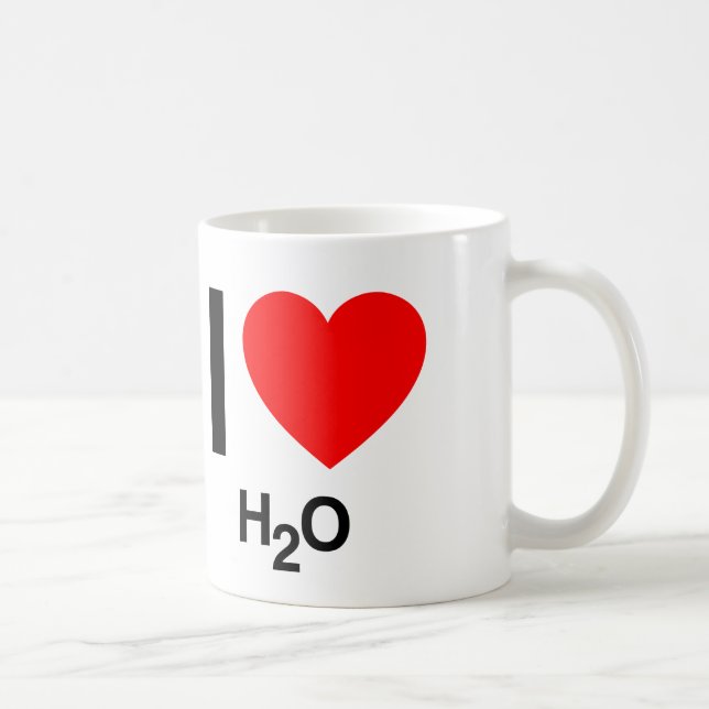 i love h2o coffee mug (Right)