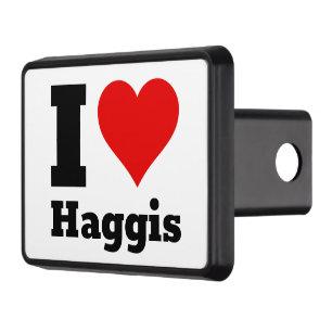 I Love Haggis Button Hitch Cover