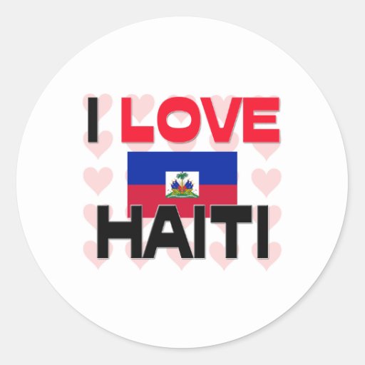 I Love Haiti Stickers | Zazzle