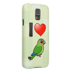 I Love Half Moon Conures Case-Mate Barely There Samsung Galaxy S5 Case