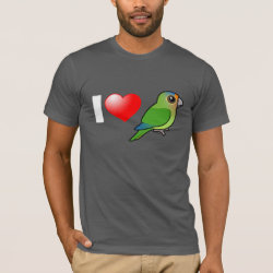 I Love Half Moon Conures Men's Basic American Apparel T-Shirt