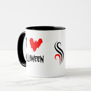 I Love Halloween And Black Coffee Funny custom Mug
