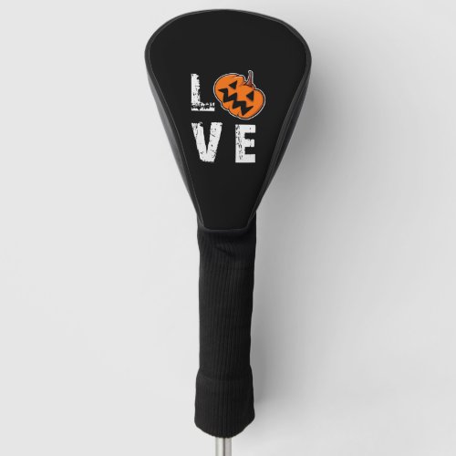 I Love Halloween Design for a Halloween Lover Golf Head Cover