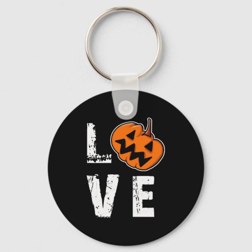 I Love Halloween Design for a Halloween Lover Keychain