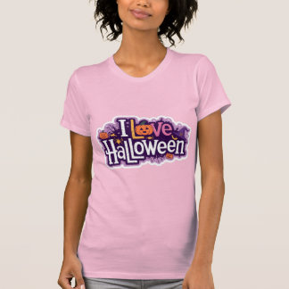 I Love Halloween in Pink Women's T-Shirt