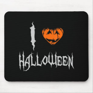 I Love Halloween  Mouse Pad
