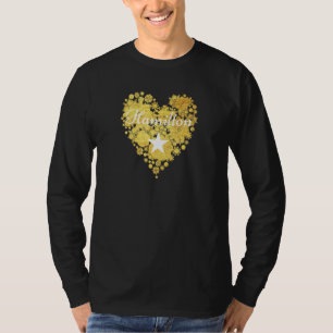 I Love Hamilton Heart For Teenage Girl Youth Wome T-Shirt