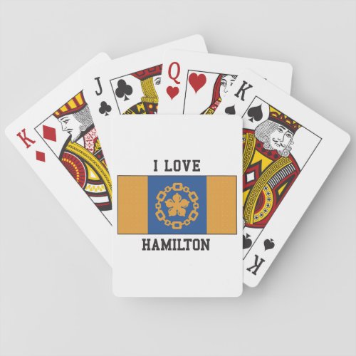 I Love Hamilton Playing Cards