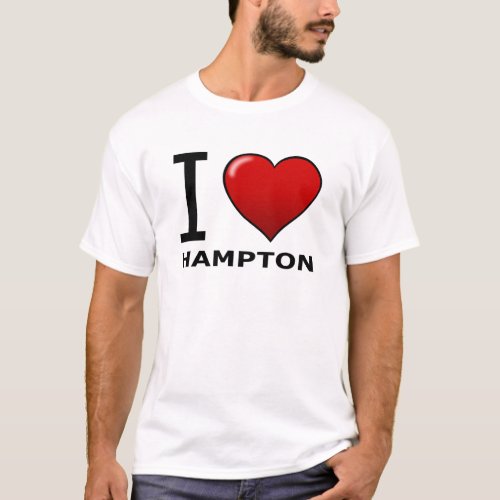 I LOVE HAMPTONVA _ VIRGINIA T_Shirt