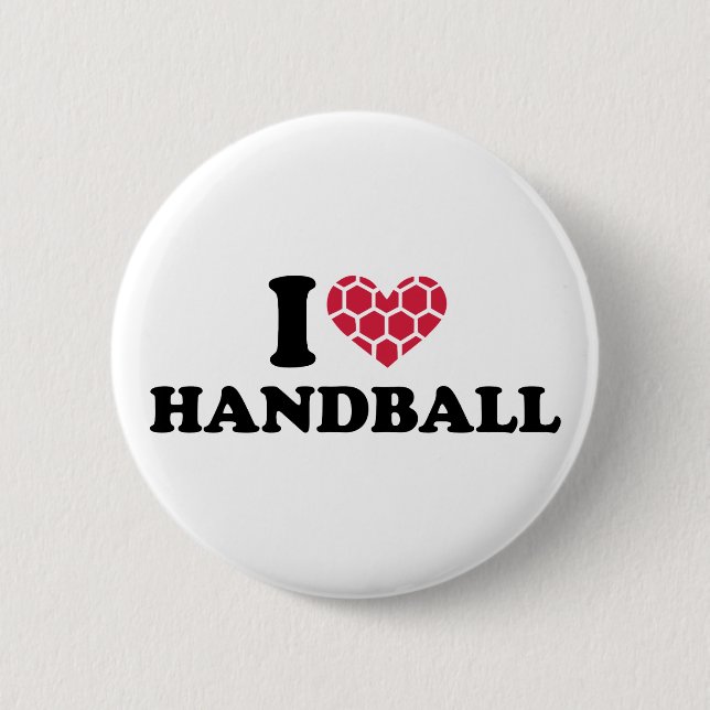 I love Handball Button (Front)
